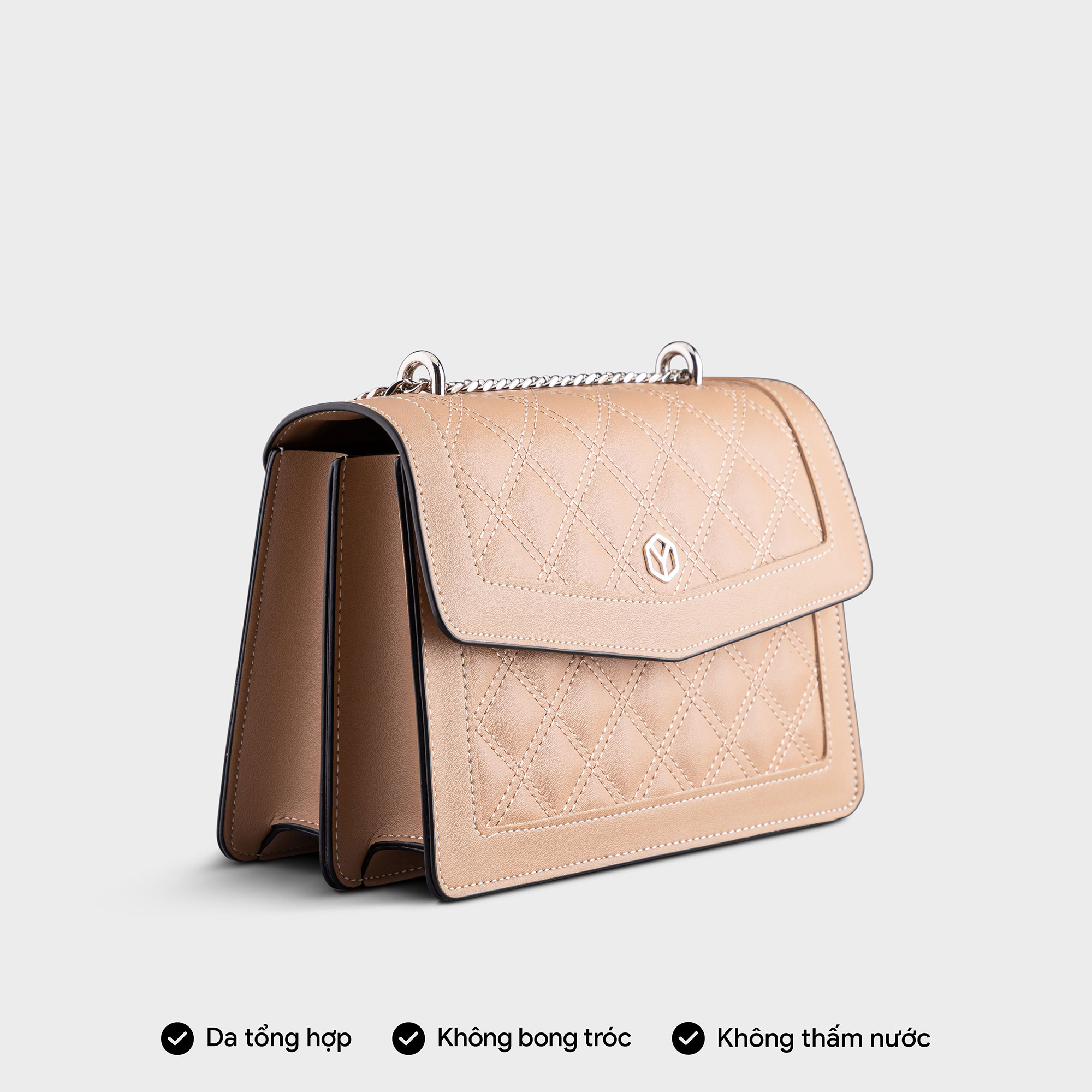 Túi Yuumy ( Thời trang nữ đi chơi nắp gập size 22 - Túi đeo chéo da Seasand YN140 )