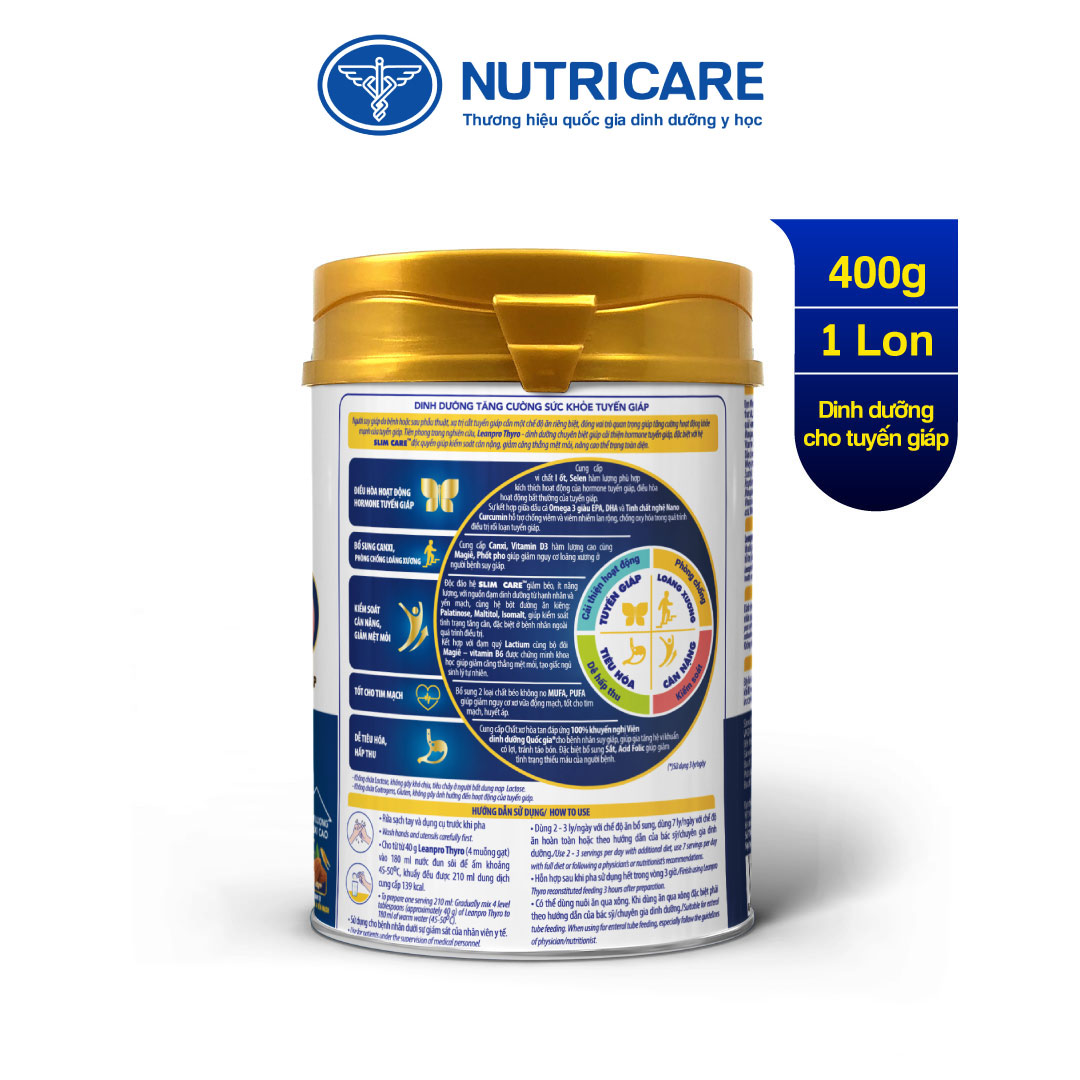 01 lon sữa Leanpro Hope 400g - Dinh dưỡng cho người bệnh ung thư, suy mòn