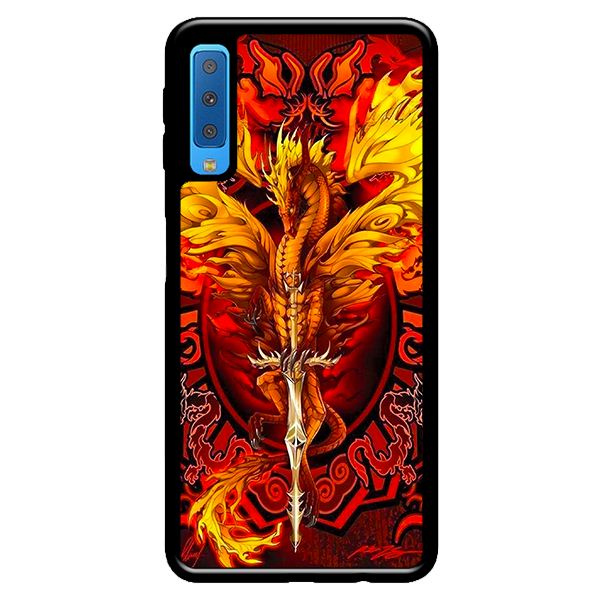 Ốp lưng cho Samsung Galaxy A7 2018 rồng 3 - Hàng chính hãng