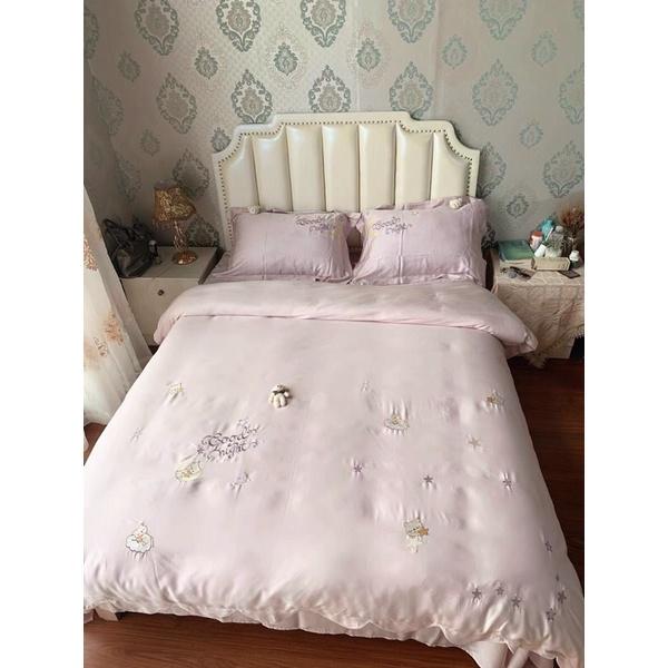 Bộ lụa tencel 80s chăn ga gối 4 món