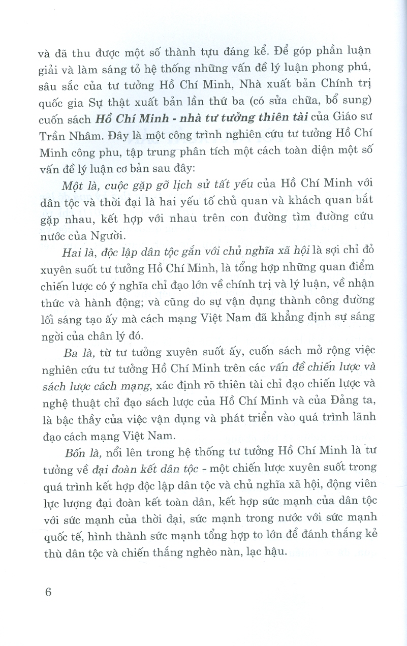 Hồ Chí Minh - Nhà Tư Tưởng Thiên Tài