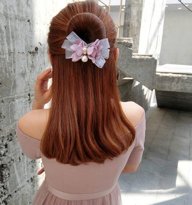 Dây tạo kiểu tóc búi dễ dàng hình nơ dễ thương M5