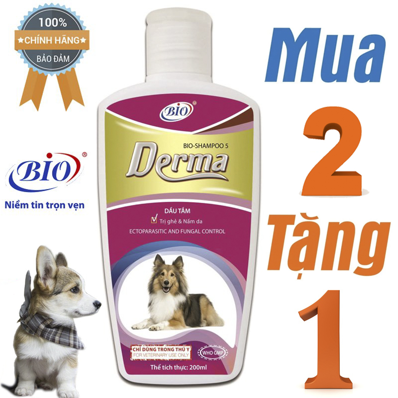 MUA 2 TẶNG 1 Sữa tắm tiêu diệt ghẻ và nấm da demodex triệu chứng hôi lông với rụng lông- 79304