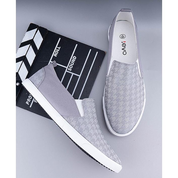 Giày lười nam - Slip on nam vải - Mã A6070