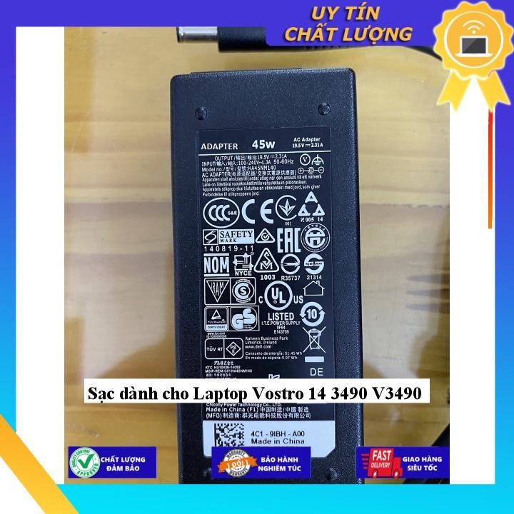 Sạc dùng cho Laptop Vostro 14 3490 V3490 - Hàng Nhập Khẩu New Seal