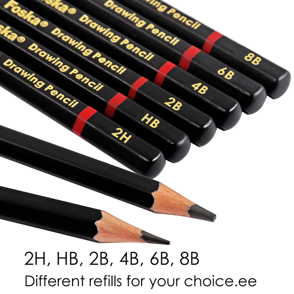 Hộp 12 bút chì gỗ HP Foska QB043