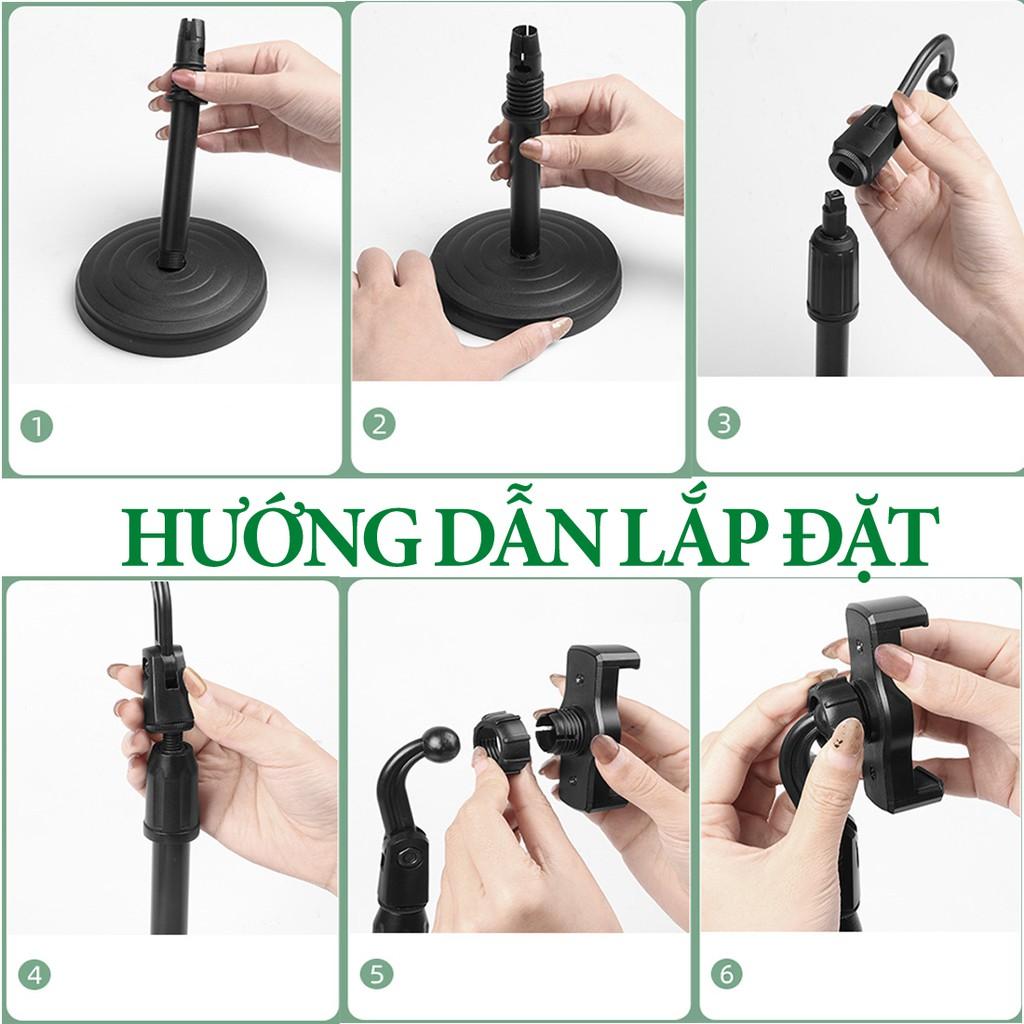 Giá Đỡ Điện Thoại 360 Độ - Kẹp Điện Thoại Để Bàn Xoay Lật