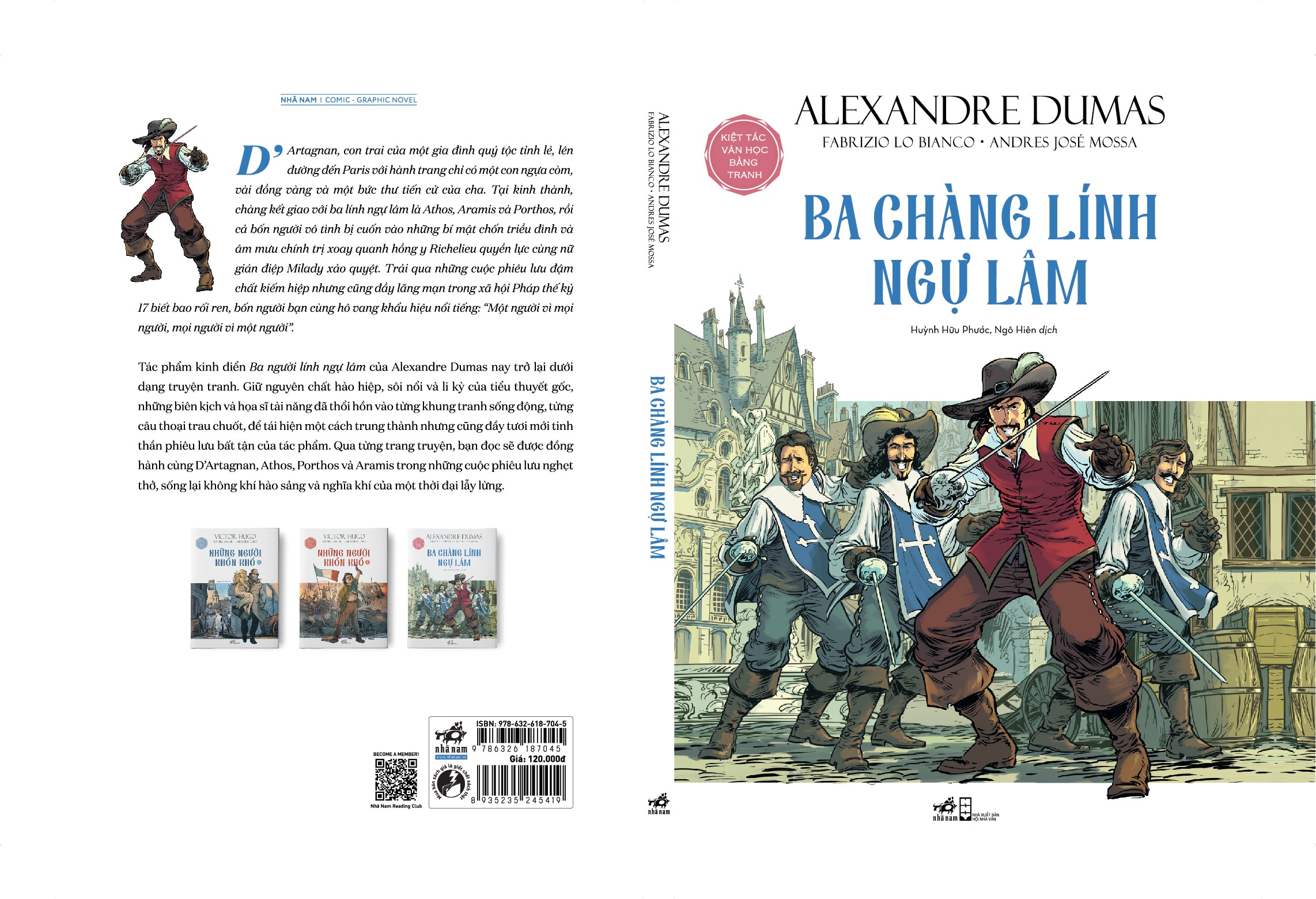 Sách Ba Chàng Lính Ngự Lâm (Kiệt Tác Văn Học Bằng Tranh)