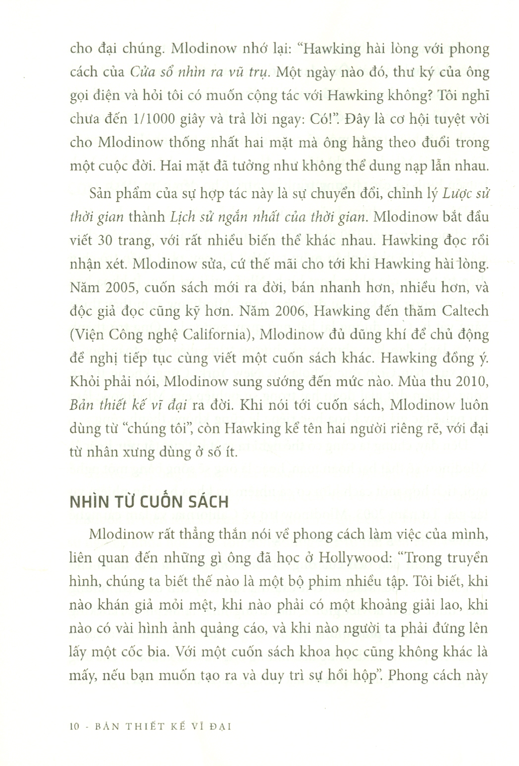 Khoa Học Khám Phá - Bản Thiết Kế Vĩ Đại (Tái bản 2023)