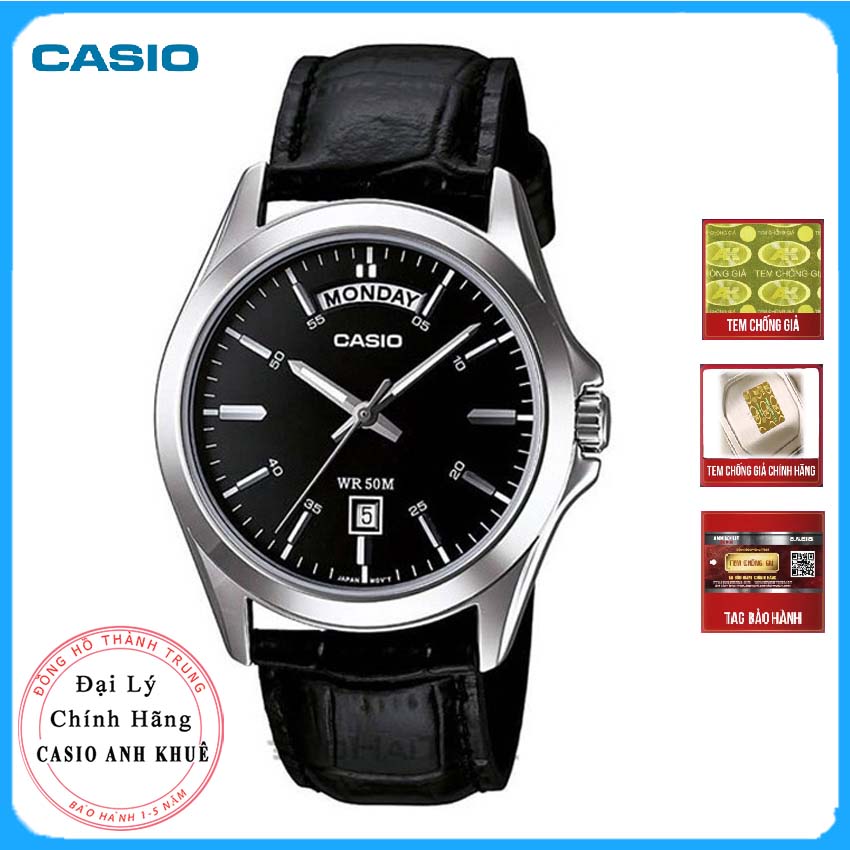 Đồng Hồ Nam Casio Dây Da MTP-1370L-1AVDF