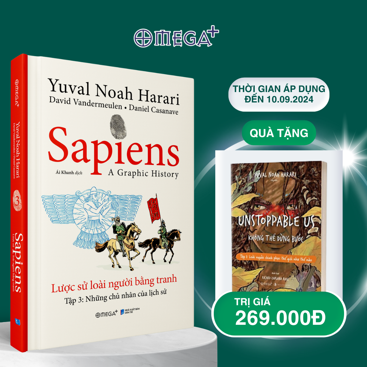 Sapiens: Lược Sử Loài Người Bằng Tranh Tập 3 - Những Chủ Nhân Của Lịch Sử - Omega Plus