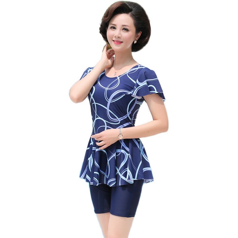 Bikini Cho Người Lớn Tuổi, Đồ Bơi Trung Niên Trang Nhã, Bộ Bơi Đi Biển Đẹp  Cho Các Mẹ Các Bà, Quần Rời V0064