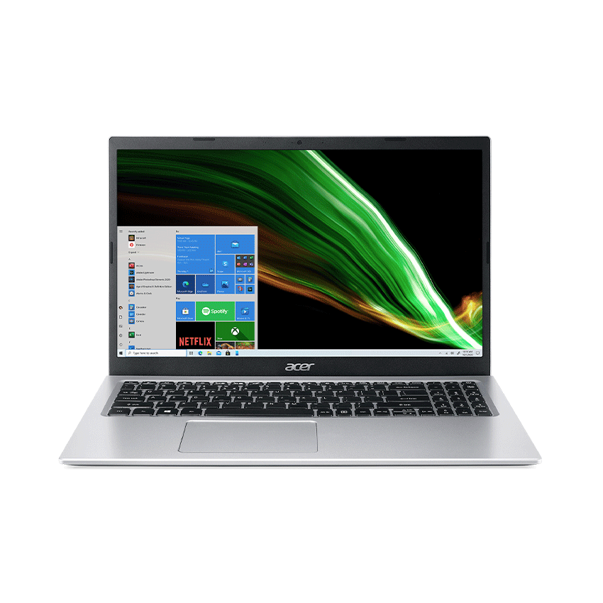 Máy Tính Xách Tay Laptop Acer Aspire 3 A315-58-529V, Core i5-1135G7, 4GBRAM, 256GBSSD, Intel Iris Xe Graphics, 15.6FHD, Webcam, 36.7Wh, Wlan ac+BT, Win11H, Bạc(Pure Silver), 1Y WTY - Hàng Chính Hãng
