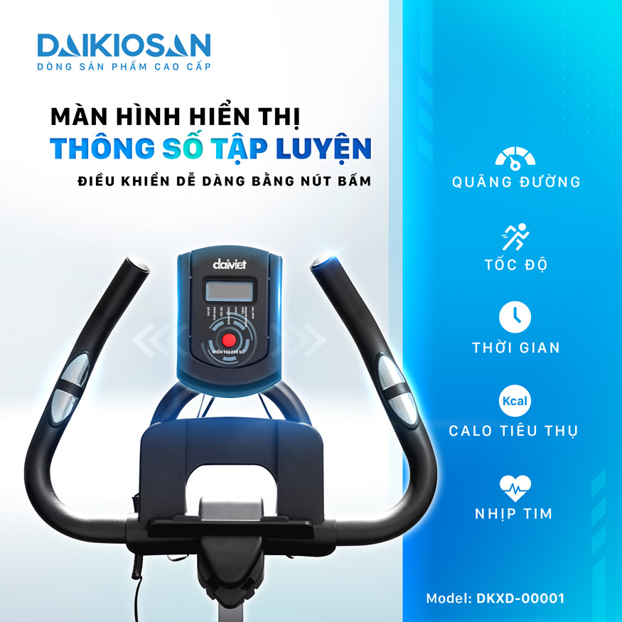 Xe đạp thể dục Daikiosan DKXD-00001