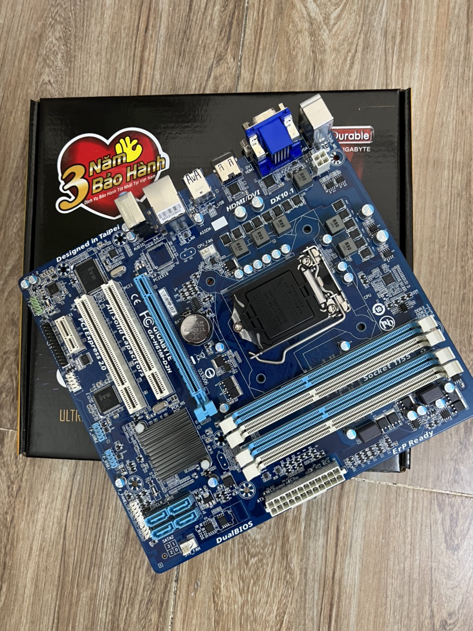 Bo Mạch Chủ (Mainboard) GIGABYTE H61M-D2H - HÀNG CHÍNH HÃNG