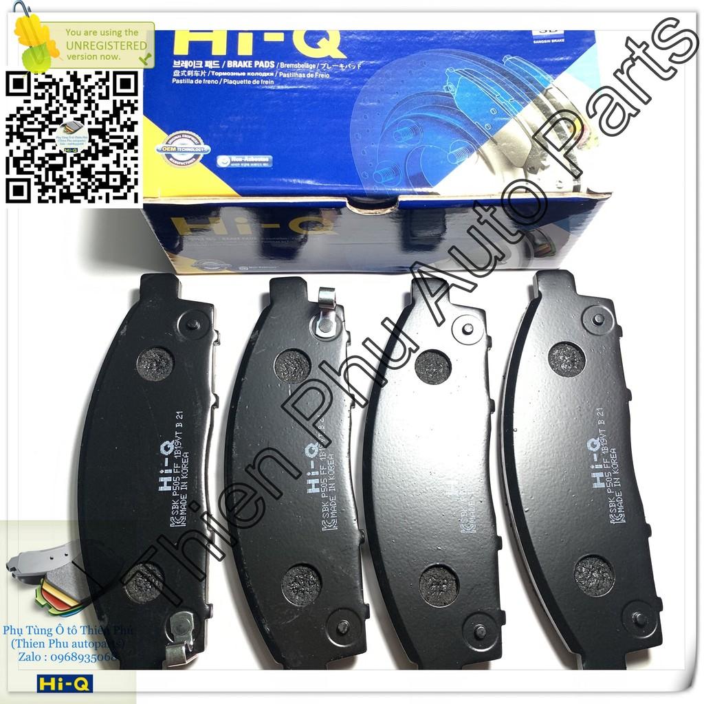 Má phanh chính hãng Hi-Q cho Triton ( 04- ) + L200 (05 - 08). - Bố thắng trước. OEM Brake Pad :4605A284 D1060JX50B