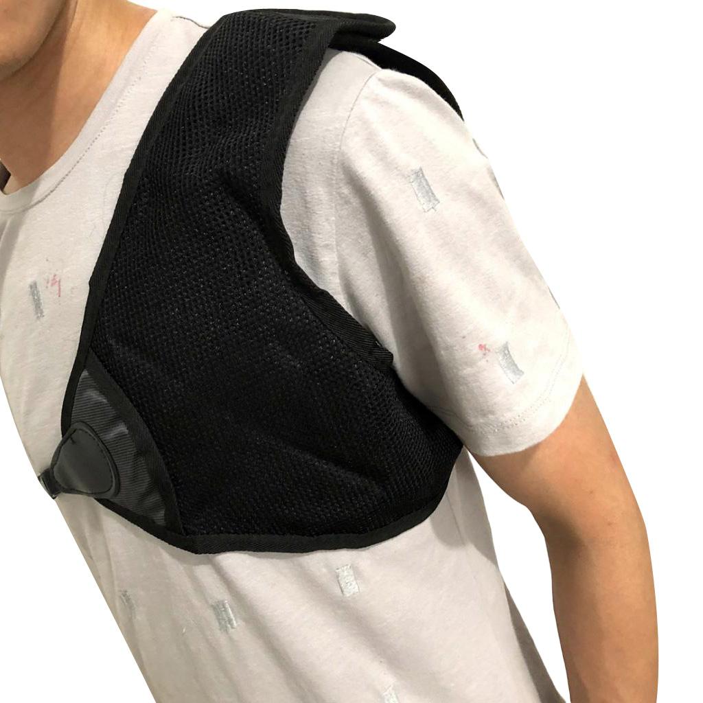 Adjustable Archery Chest Protector Guard Padded Mesh for Bow Hunting Safety