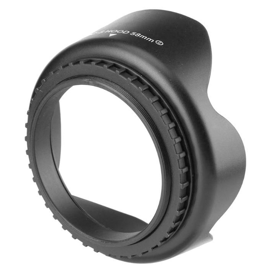 Lens Hood Có Ren Vặn Phi 58mm - Hàng Nhập Khẩu