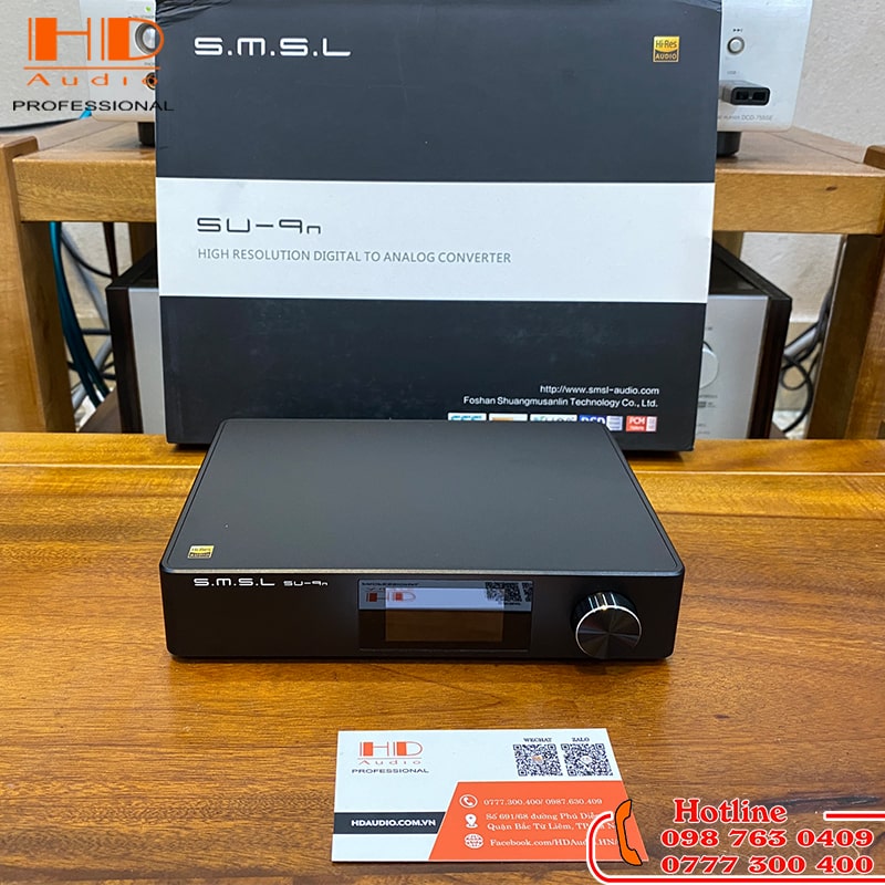 Giải Mã DAC SMSL SU-9n ES9038PRO - Bluetooth 5.0 - DSD512 PCM768kHz/32Bit - Hàng Chính Hãng