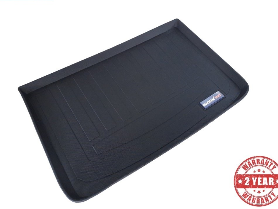 Thảm lót cốp xe ô tô Mercedes A class 2013-2017 nhãn hiệu Macsim chất liệu TPV cao cấp màu đen (024)