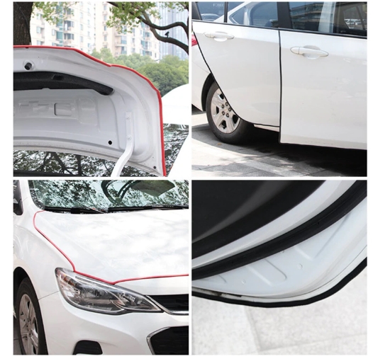 5m Gioăng nẹp viền cửa chữ U lõi thép cách âm, chống ồn. - trắng