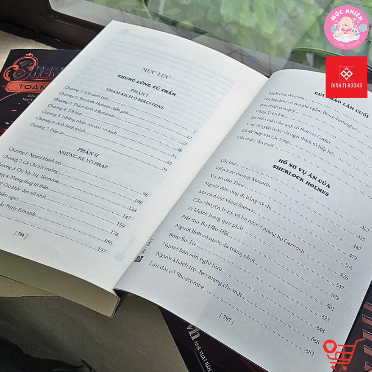Sách - Sherlock Holmes Toàn Tập (Tập 1-2-3)  - Đinh Tị Books