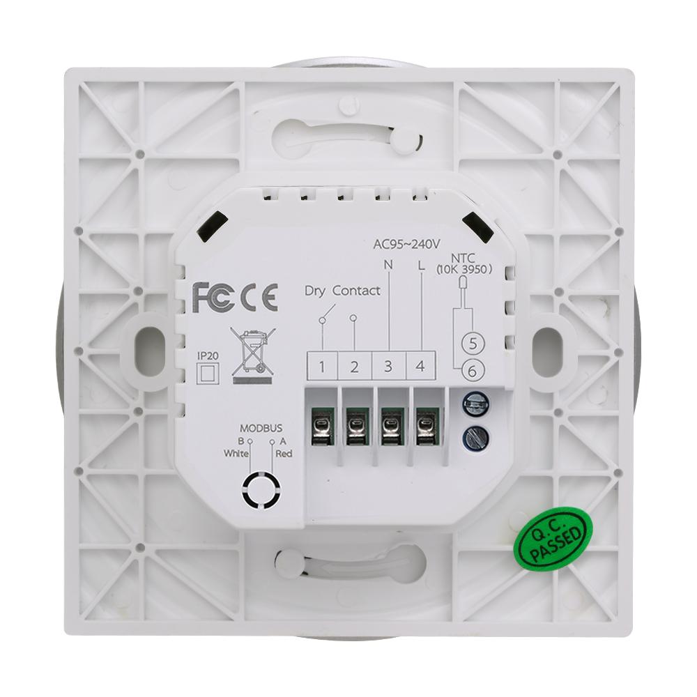 Bộ Điều Nhiệt Thông Minh Wifi Cho Nồi Hơi Nước / Khí Màn Hình Lcd Lớn Nút Cảm Ứng Bth-6000L-Gclw