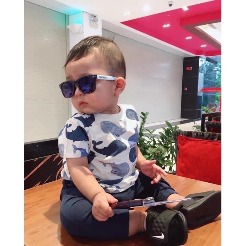 Bộ cộc tay bé trai chất cotton mềm mịn