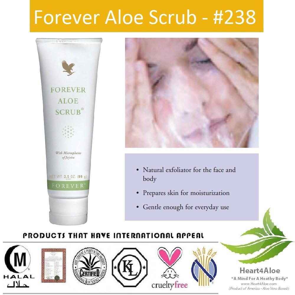 SỮA RỬA MẶT TẨY TẾ BÀO CHẾT Forever Aloe Scrub_238flp