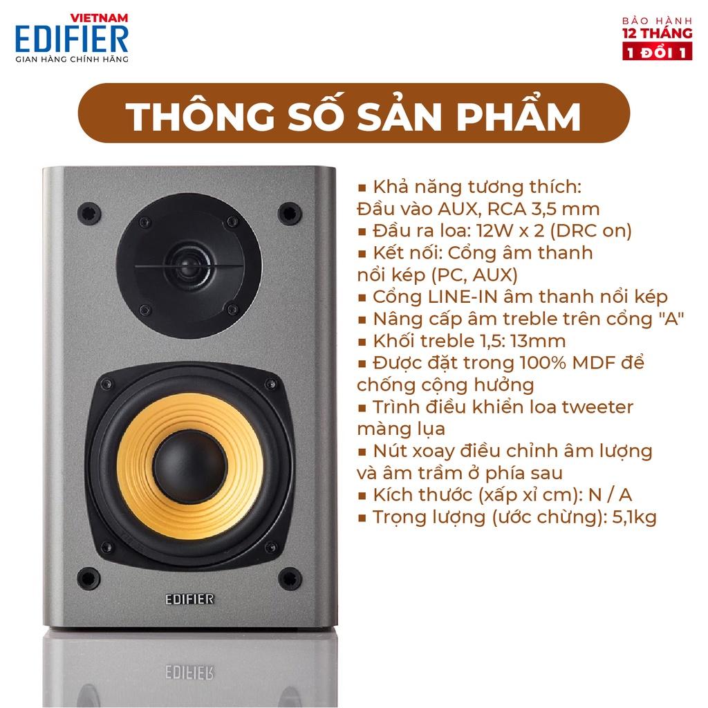 Bộ loa Bluetooth Bookshelf Hifi cao cấp EDIFIER R1000T4 - Tổng công suất 24W - 4" Bass Driver - Hàng chính hãng