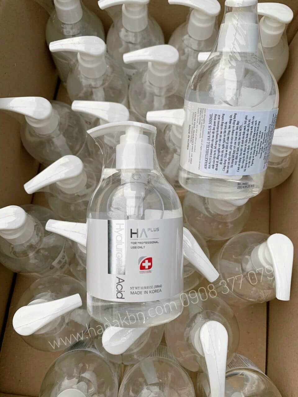 Serum HA Plus 300ml - Cấp Nước, Dưỡng Ẩm, Căng Bóng Da, Mờ Nếp Nhăn