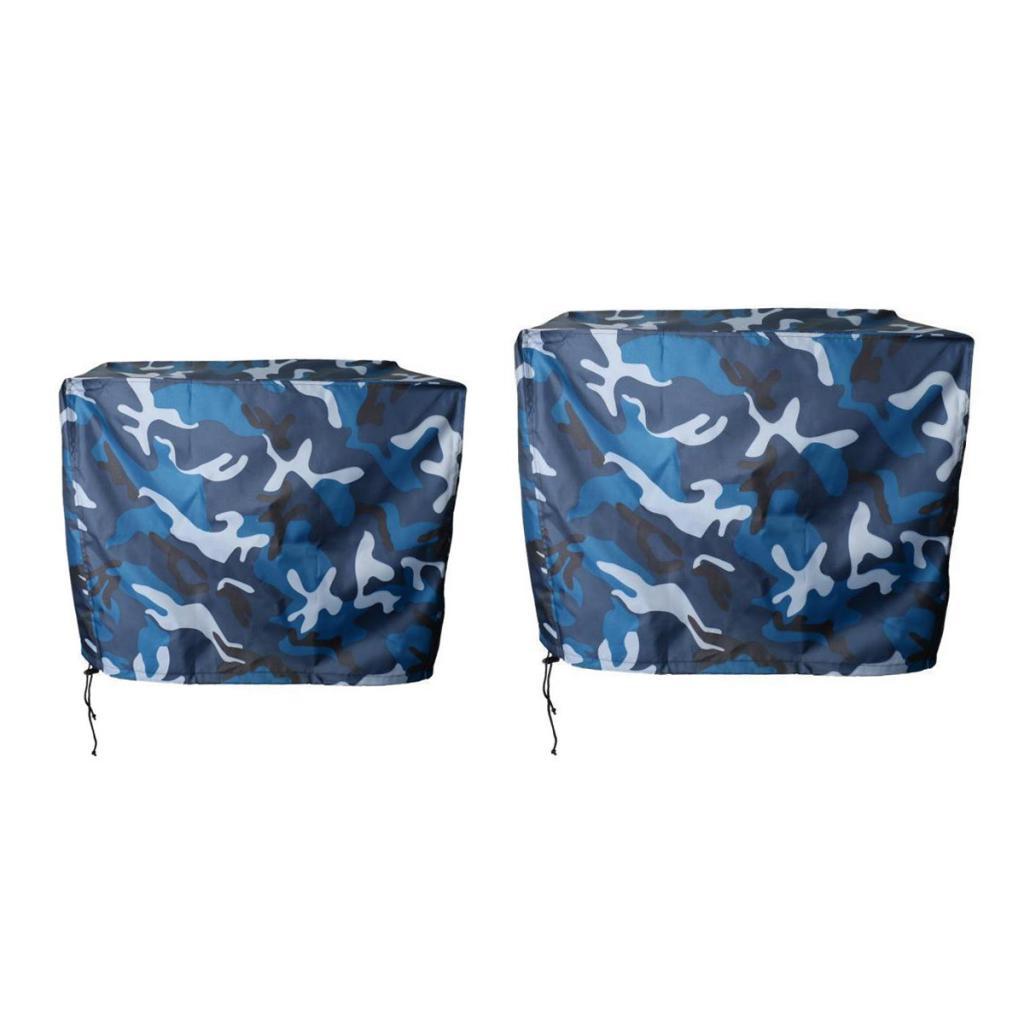 2x Waterproof Boat Outboard Motor Protector Cover For 2-5 HP 2-15 HP Engines