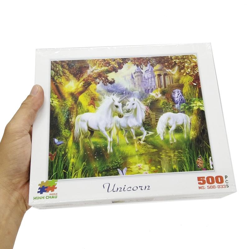 Bộ Tranh Xếp Hình 500-033 - Unicorn (500 Mảnh Ghép)