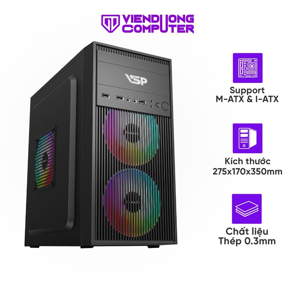 Vỏ Case máy tính VSP 2880 không kèm quạt - Hàng chính hãng