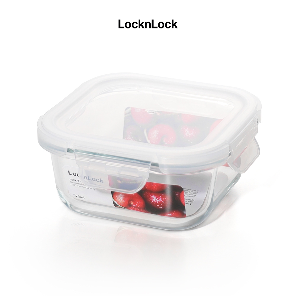 Hộp thủy tinh LocknLock BLANC bảo quản thực phẩm nhiều dung tích LLG110 - Hàng chính hãng, chịu nhiệt cao - JoyMall