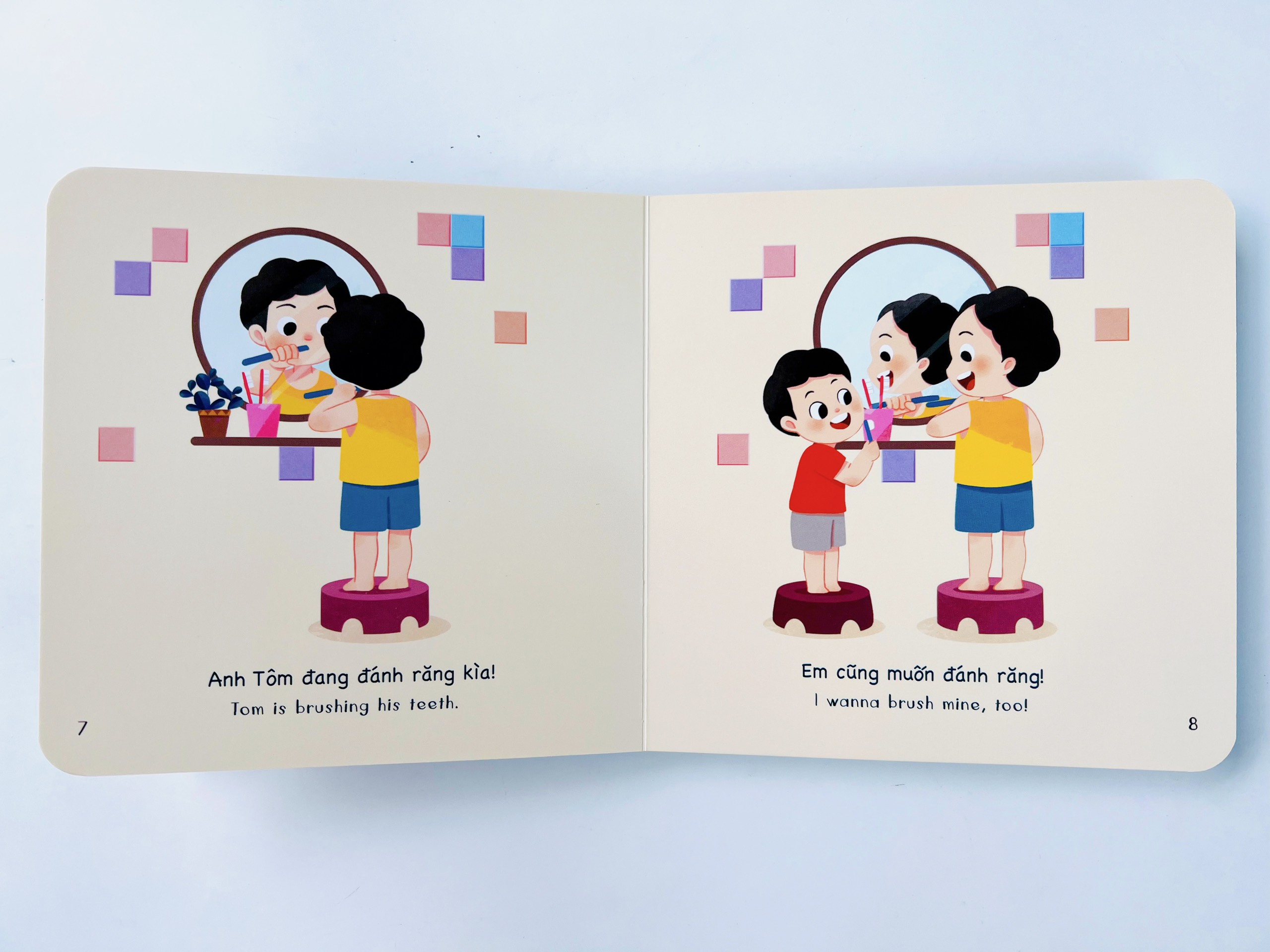 Bộ Sách - Bé Học Giao Tiếp Phần 1 - Sách Song Ngữ Anh Việt Cho Bé - Lionbooks - Bìa Cứng