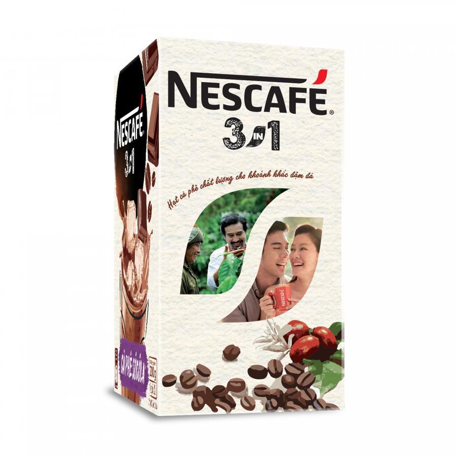 NESCAFÉ 3in1 Cà phê Sôcôla (10 gói x 20g)