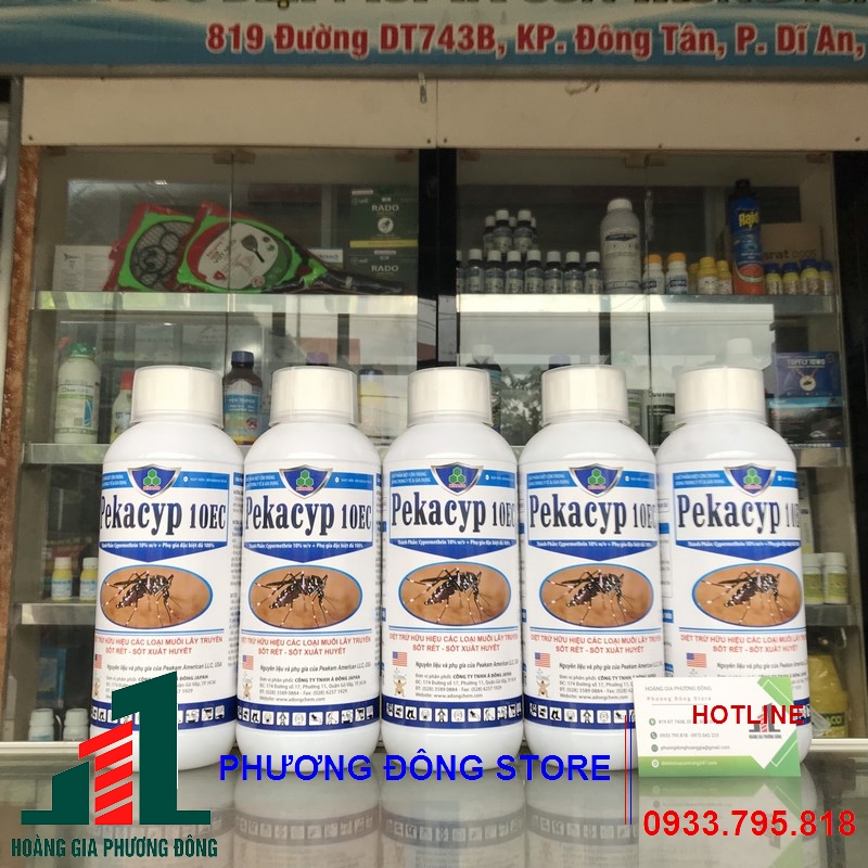 Thuốc diệt muỗi và côn trùng Pekacyp 10 EC