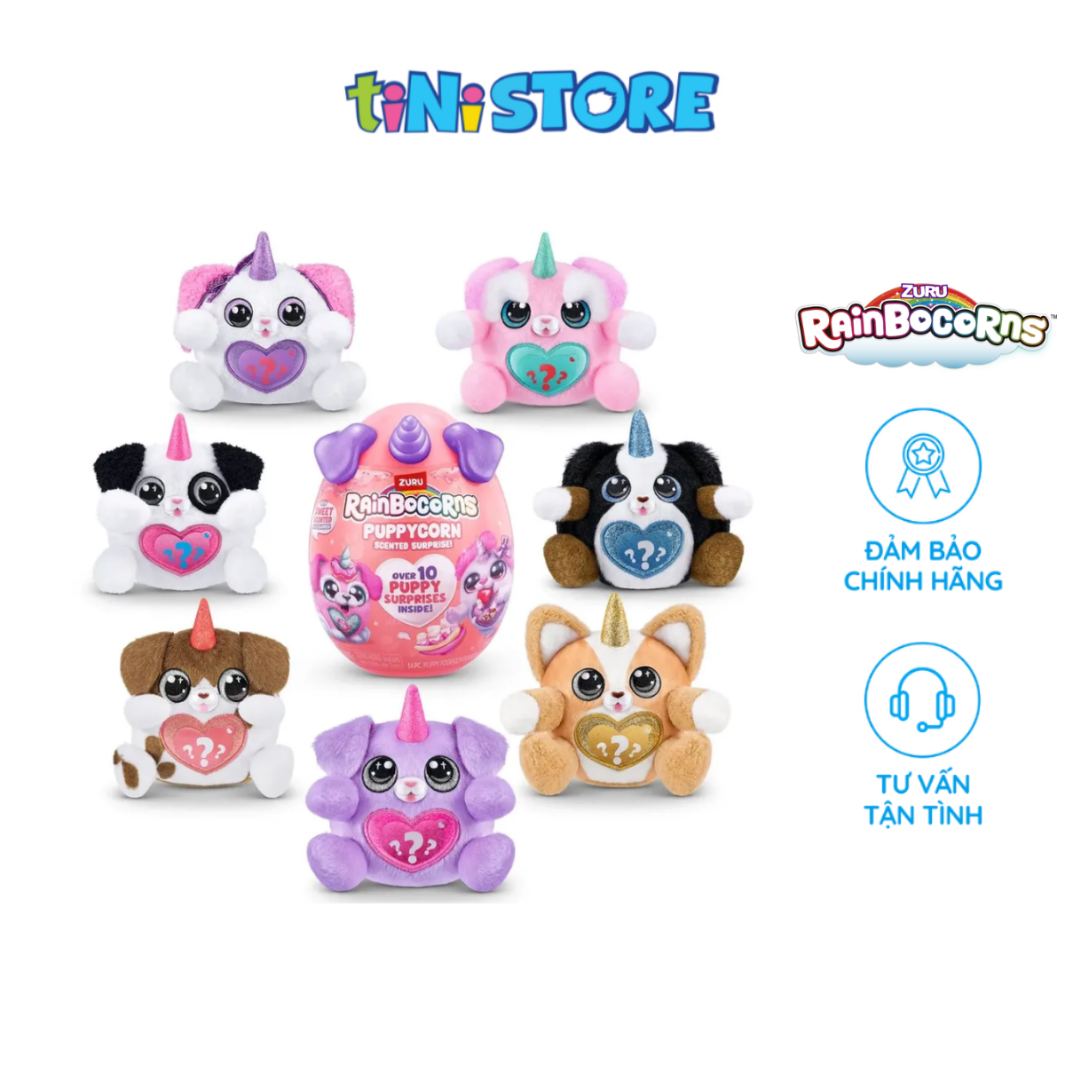 Đồ Chơi Trứng Kỳ Lân Cún Con Kèm Phụ Kiện Hương Thơm Zuru Rainbocorns Puppycorn S8 (Mẫu ngẫu nhiên) 9298