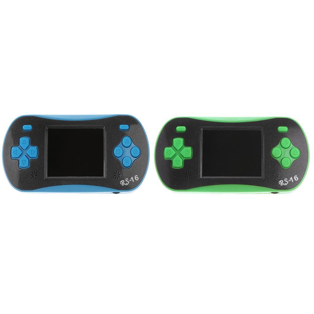 2Piece RS-16 2.5" LCD Classic Handheld Video Console w/ 260 Games Blue+Green