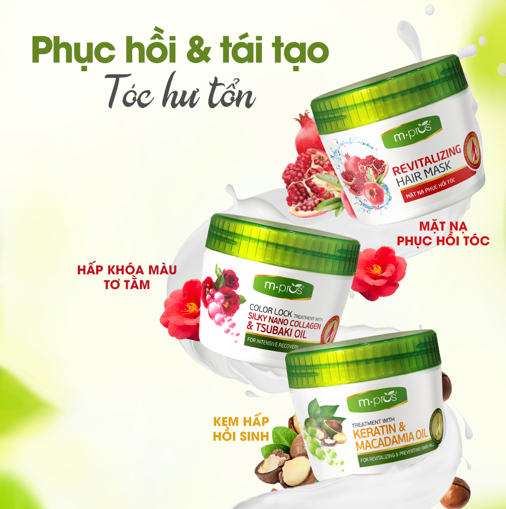 Mặt Nạ Phục Hồi Tóc M.pros - Hương Lựu 300ml