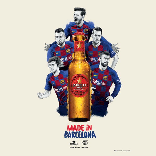 Bia Estrella Damm chai 330ml