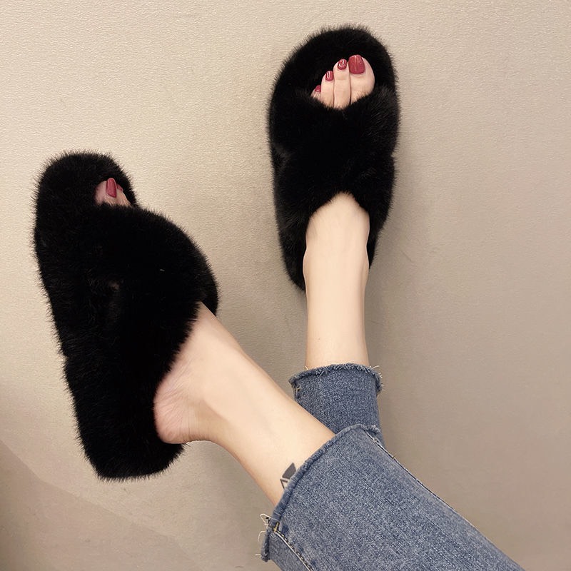 DÉP LÔNG QUAI NGANG ĐẾ CAO 4 CM ÊM CHÂN CHO CÁC NANG