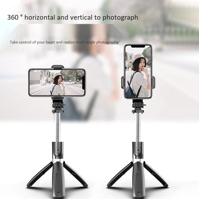 Gậy chụp hình selfie L02 có ba chân kéo dài linh hoạt điều khiển từ xa chuyên nghiệp chống rung lắc tiện dụng