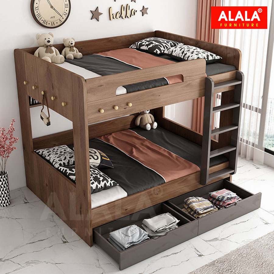 Giường tầng ALALA149 đa năng/ Miễn phí vận chuyển và lắp đặt/ Đổi trả 30 ngày/ Sản phẩm được bảo hành 5 năm từ thương hiệu ALALA/ Chịu lực 700kg