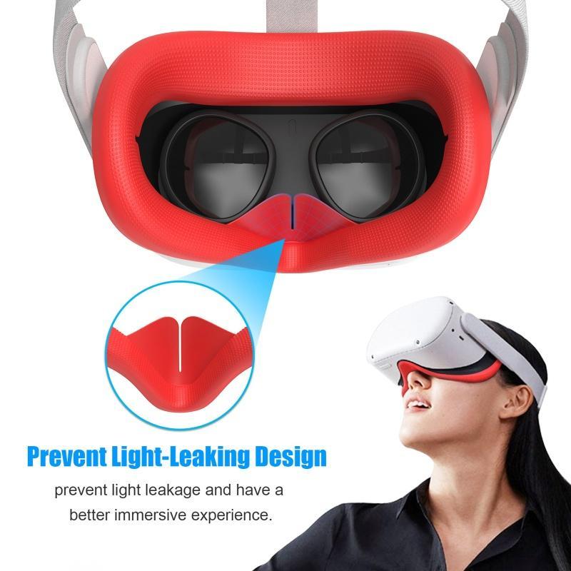 Vỏ bọc bảo vệ mắt bằng silicon mềm cho kính thực tế ảo Oculus Quest 2 VR
