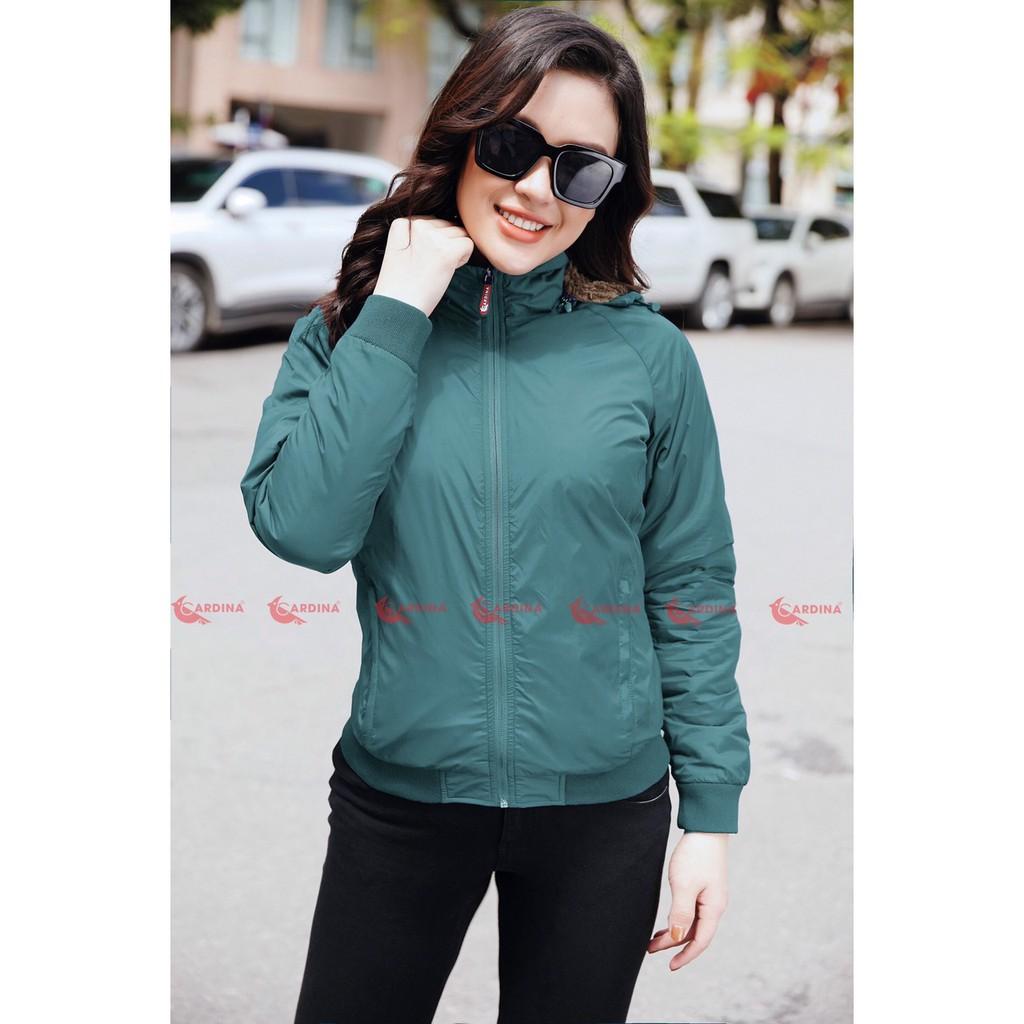 Áo Khoác Nữ, Áo Gió Nữ 2 Lớp Lót Lông Cừu Cao Cấp Siêu Nhẹ, Siêu Ấm, Cản gió, chống thấm nước