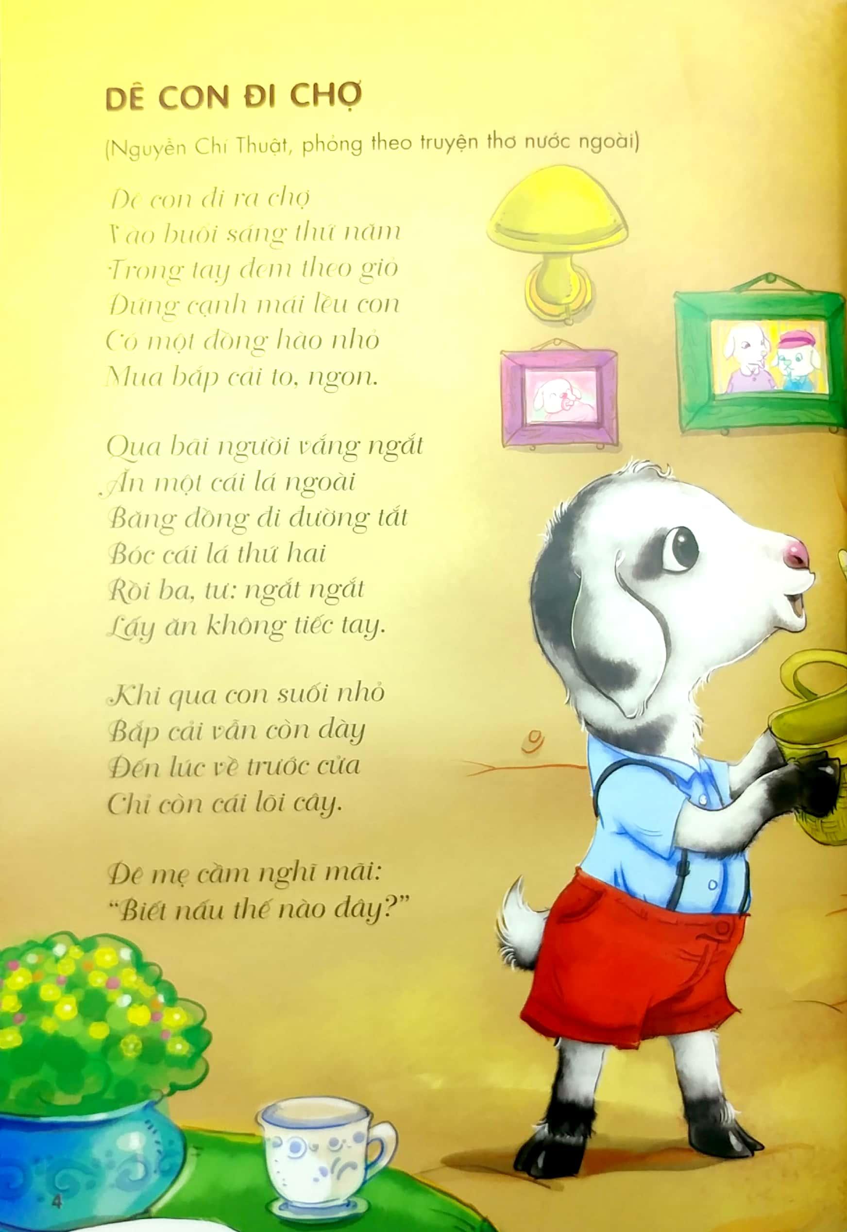 Thơ Hay Cho Bé Mầm Non (Tập 2) (Tái Bản)