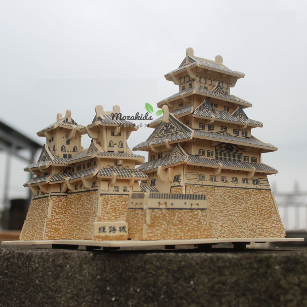 Đồ chơi lắp ráp gỗ 3D Mô hình Lâu Đài Himeji Nhật Bản