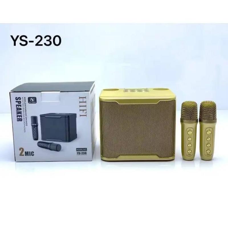 LOA BLUETOOTH KARAOKE SUYOSD YS-230 KÈM 2 Micro không dây -Hàng Chính Hãng